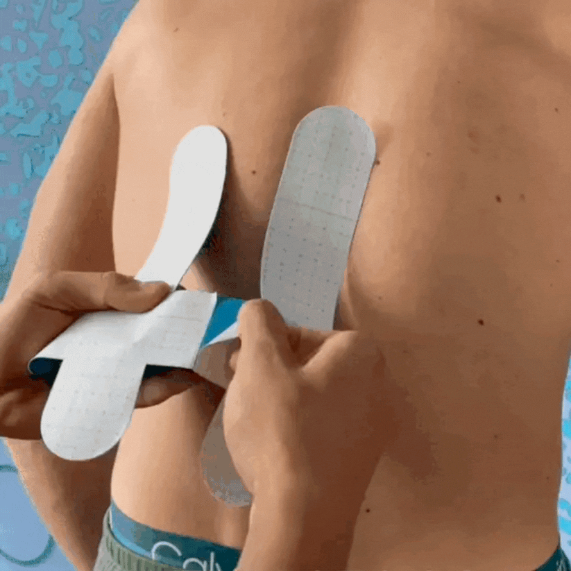 ABRYCA Dos Fluide — Bandes de kinésiologie prêtes à poser