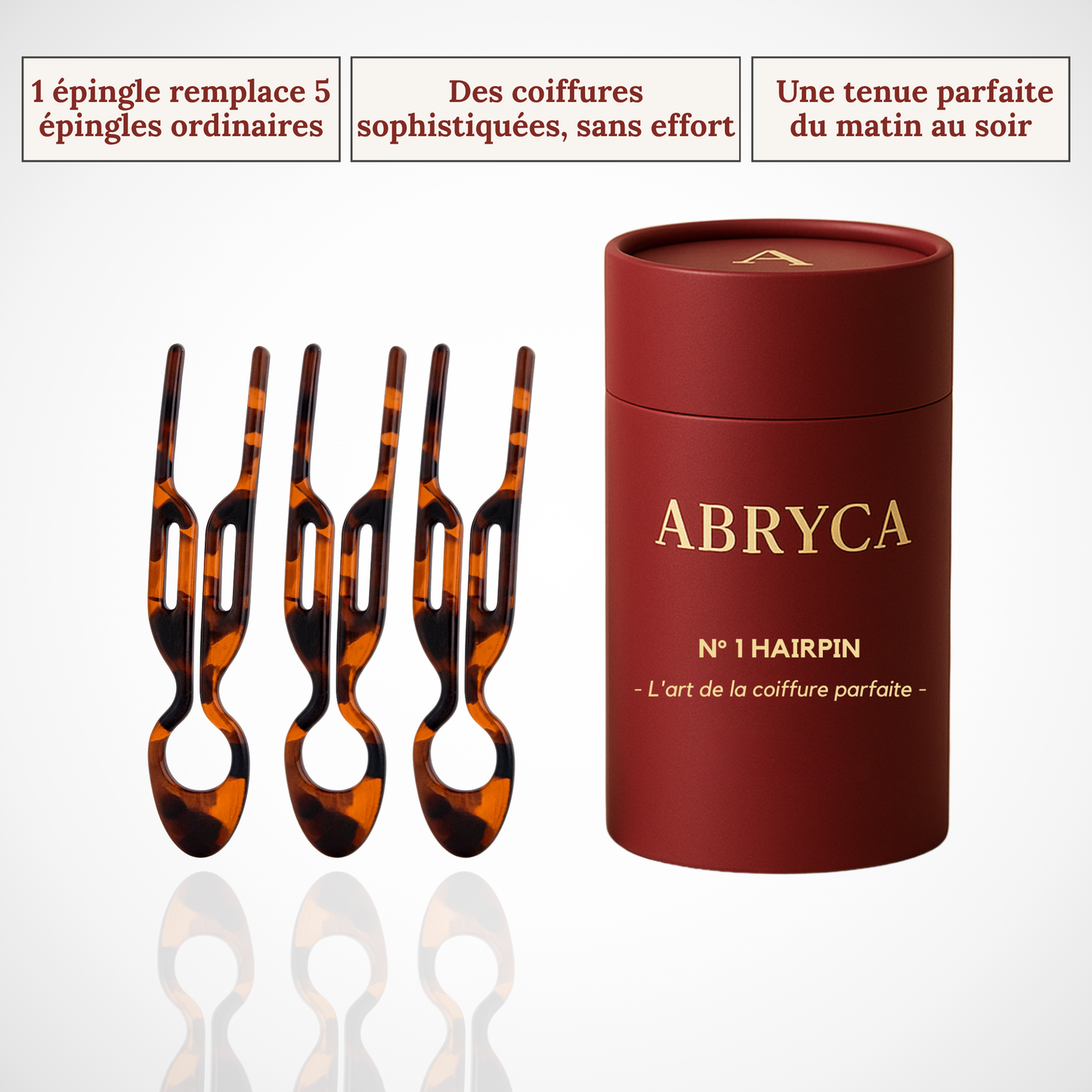 ABRYCA Nº1 HAIRPIN - Épingle à cheveux élégante et durable | Coffret Signature