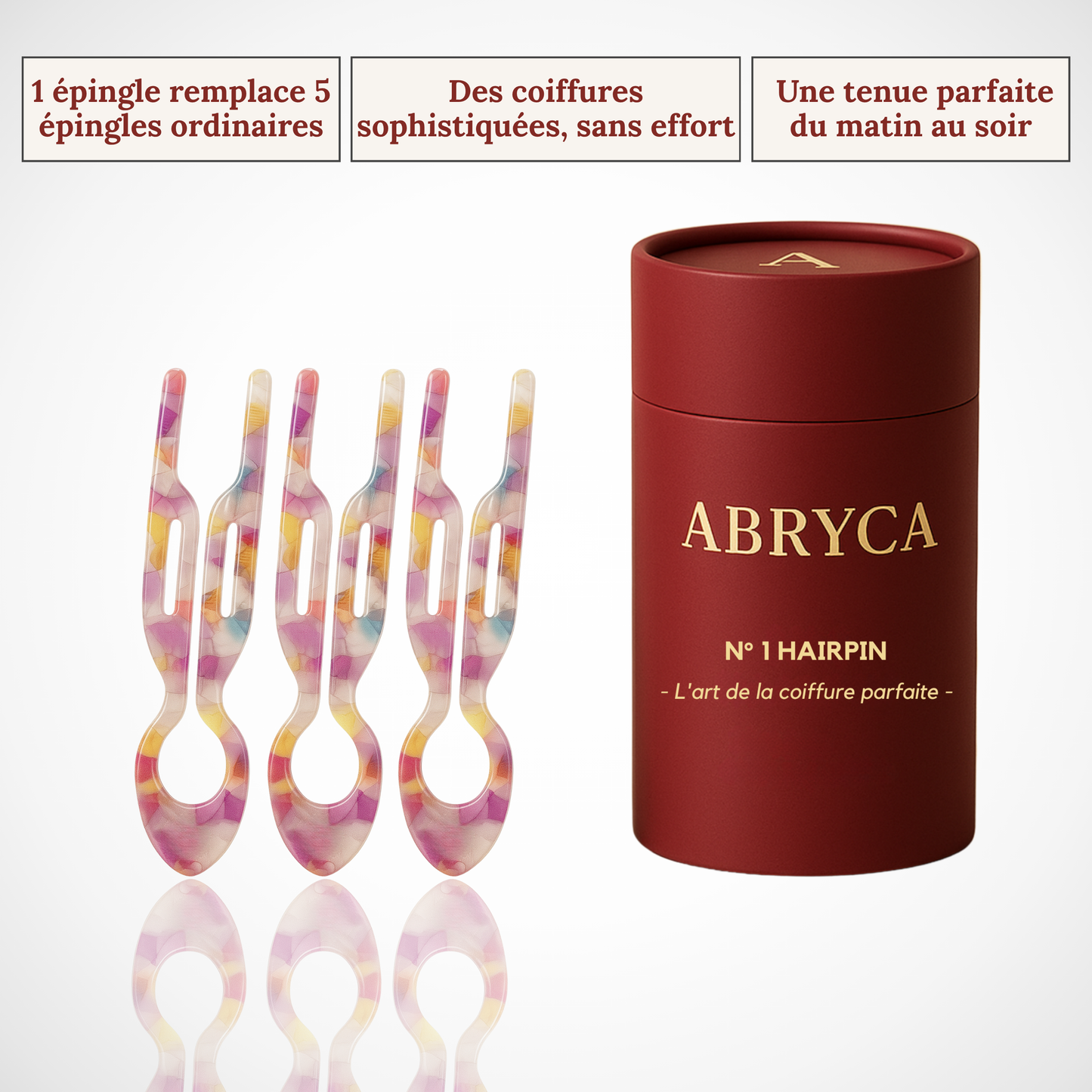 ABRYCA Nº1 HAIRPIN - Épingle à cheveux élégante et durable | Coffret Signature