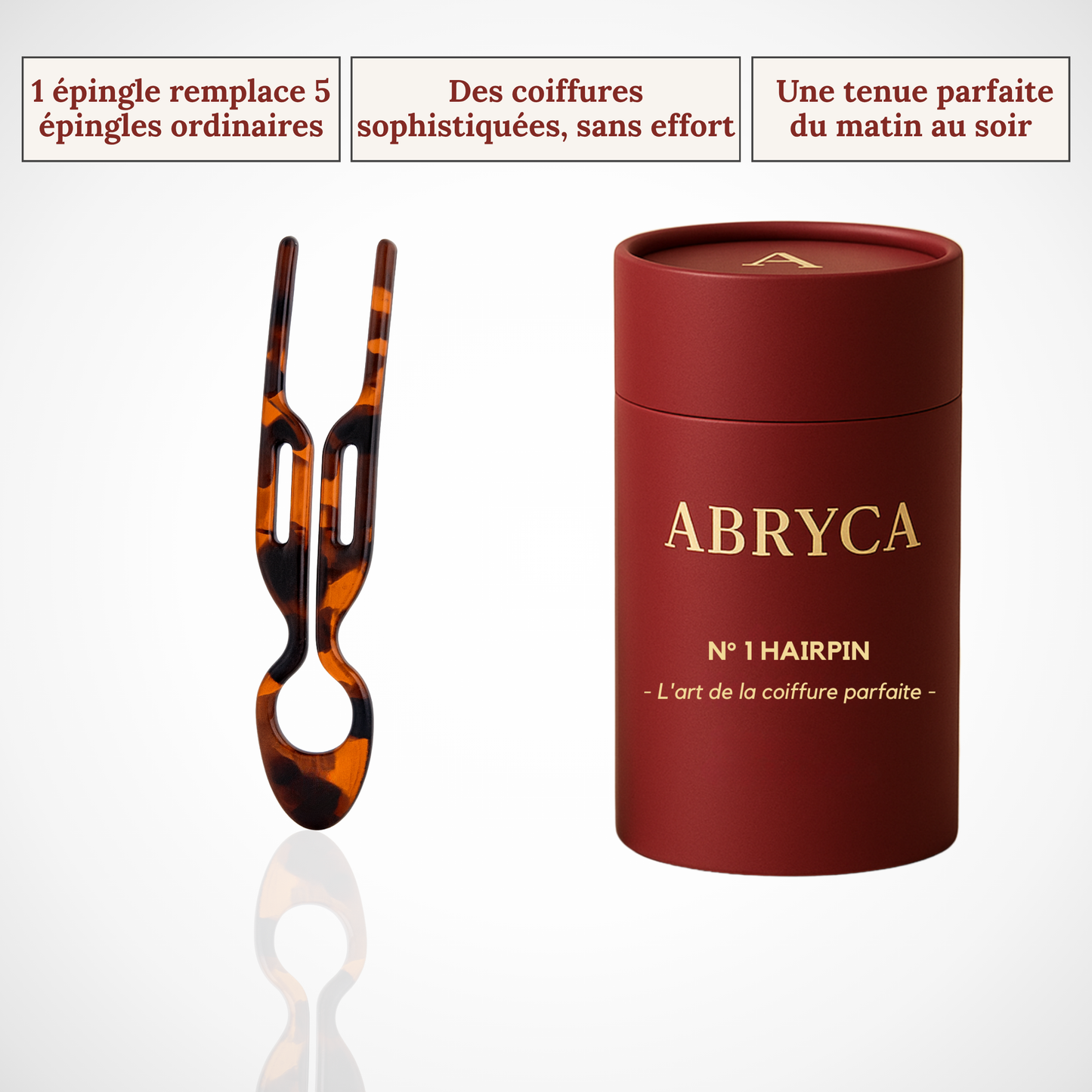 ABRYCA Nº1 HAIRPIN - Épingle à cheveux élégante et durable | 1 Achetée = 1 Offerte